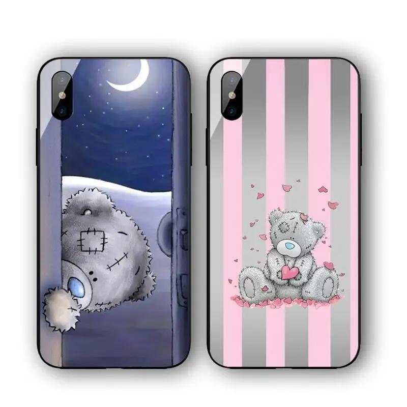 

Cute Tatty Teddy Bear Phone Case For Iphone 11 12 13 14 Pro Max 7 8 Plus X Xr Xs Max Se2020 Tempered Glass Cove