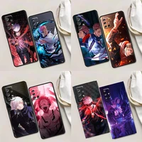 phone case for samsung a31 a32 a41 a42 a51 4g 5g a01 a02 a03s a11 a12 a13 a21s a22 case cover fundas coque jujutsu kaisen anime