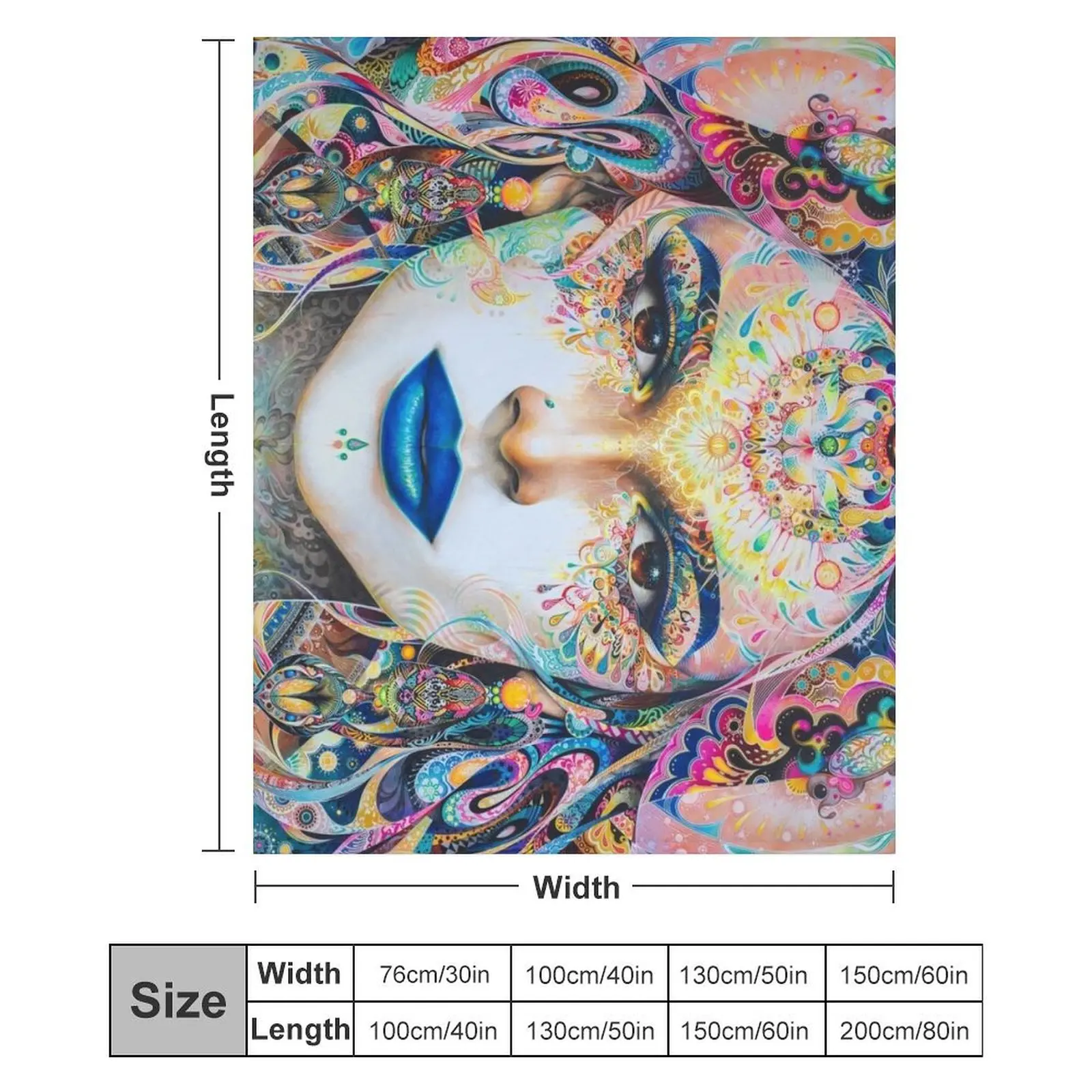 Shakti - горизонтальное одеяло из фланелевой ткани рождественские подарки для