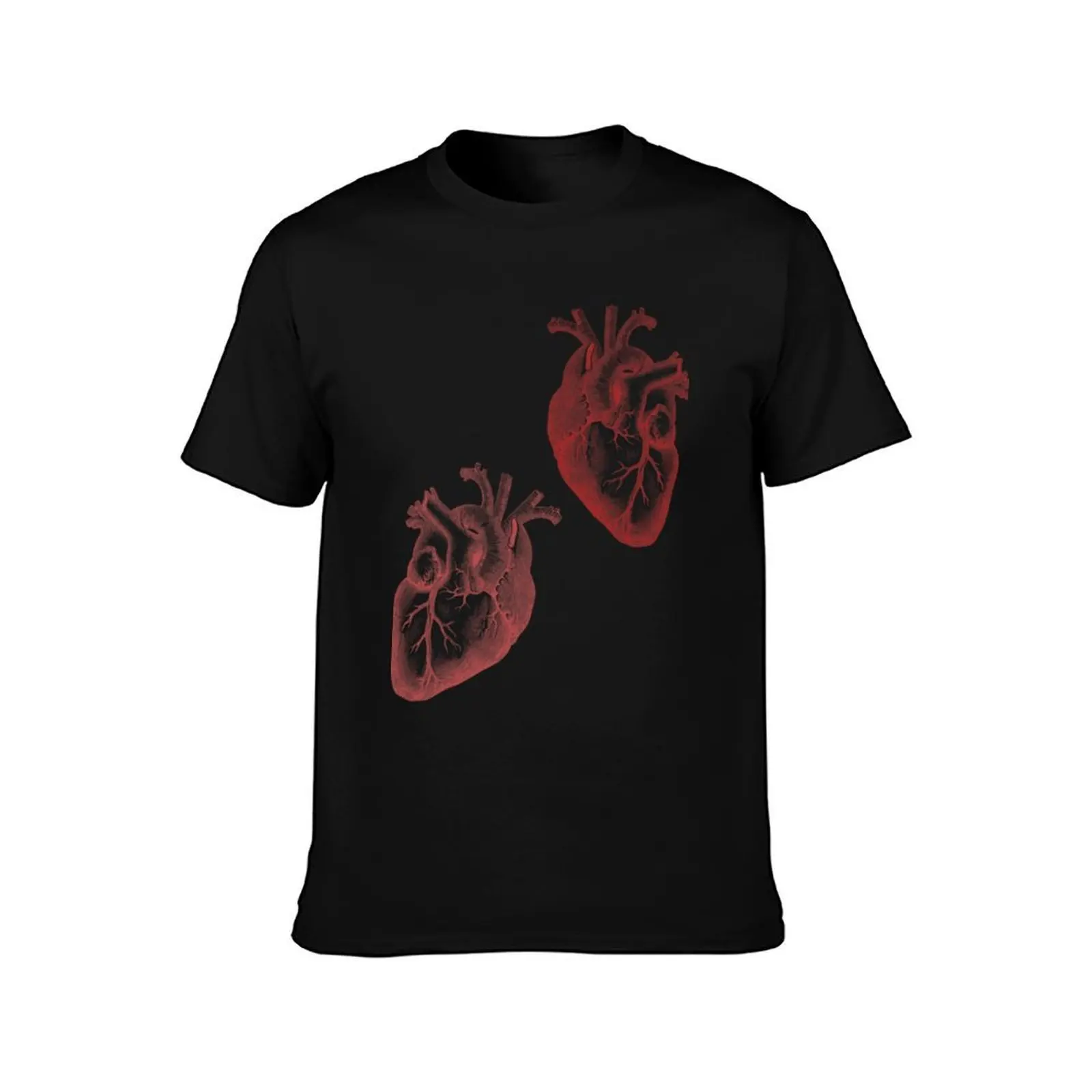 Фото Футболка Anatomical Timelord Double Heart, устойчивая к пятнам, повседневная футболка №2