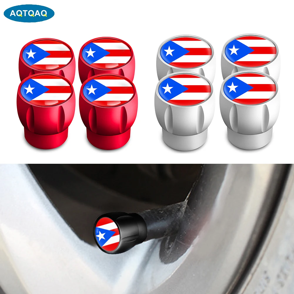 

AQTQAQ 4Pcs/Set Aluminum Tire Valve Stem Caps,Metal with Rubber Ring,Dust Proof Cover Universal Fit for Cars,SUVs,Bike & Bicycle