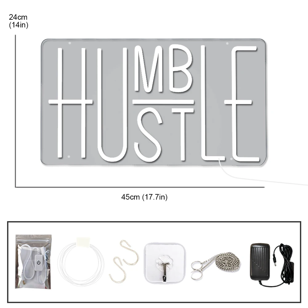 Скромная неоновая вывеска с подсветкой подсветка для украшения спальни магазина