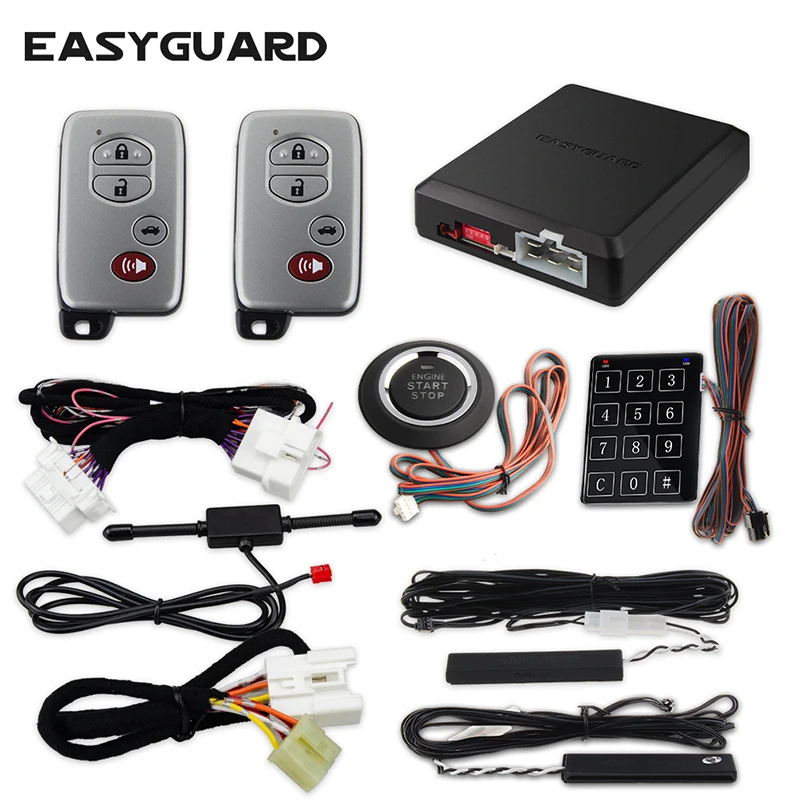 

Easyguard CANBUS Plug And Play Kit For Toyota Land Cruiser Prado FJ 2010 to 2019 Keyless Entry Automatic Lock Unlock Car