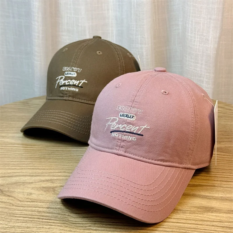 Бейсболка для женщин и мужчин ретро хлопковая стираная вышивка букв винтажные