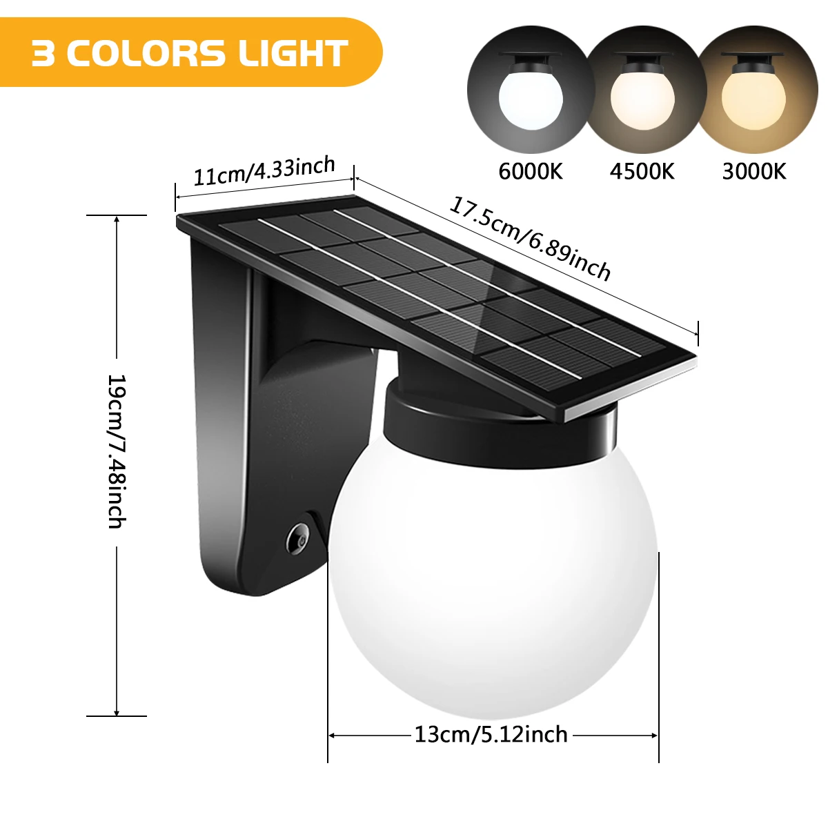 Солнечные светильники AMARYLLIS, 2 цвета, наружное освещение