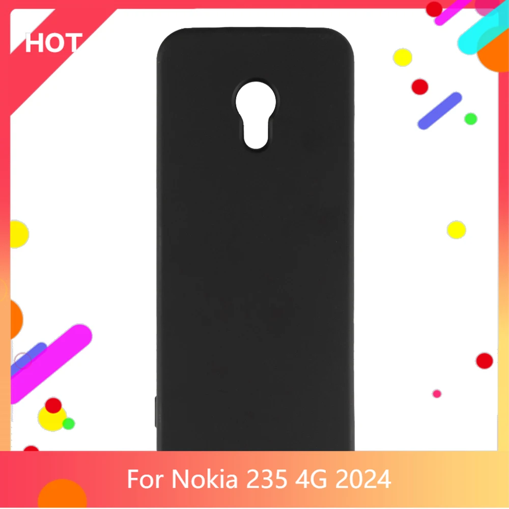 235 4G 2024 Матовый Мягкий силиконовый чехол из ТПУ для Nokia телефона тонкий