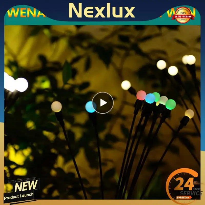 

Firefly Garden Lights Garden Home Lawn Garden Decor Led Firefly Lamp Outdoor Solar Led Light Lawn Fireworks Light Solar Light