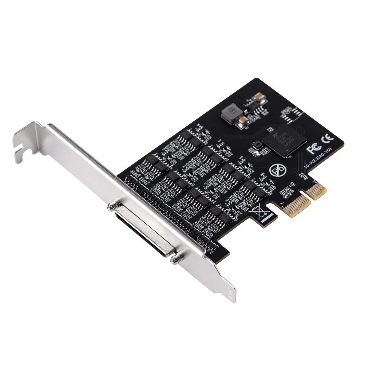 Фото 8-портовая последовательная карта RS422 RS485 Multi-RS-422 Адаптер RS-485 PCIe Промышленная карта ввода/вывода Exar 17V358 Чип №3