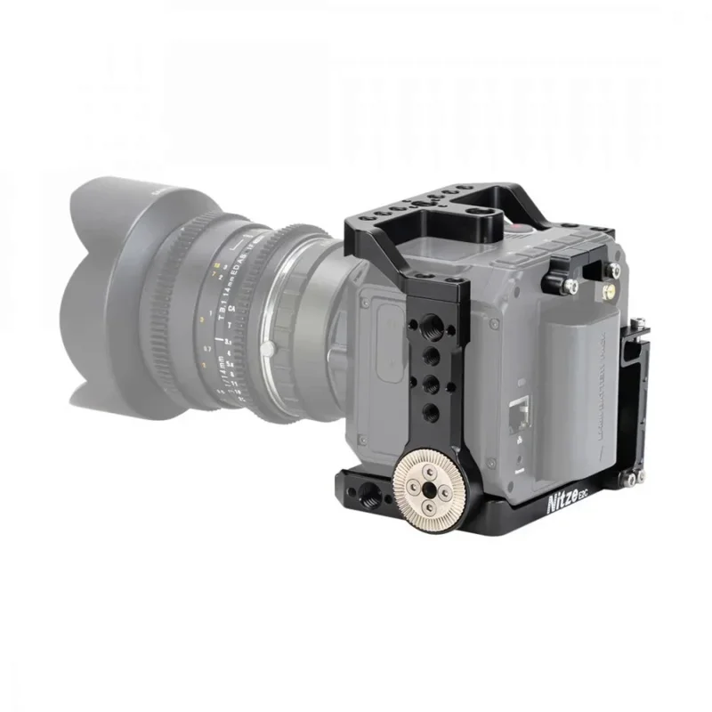 Клетка для камеры Nitze TP-E2C с двумя встроенными направляющими NATO и розетками ARRI Z Cam