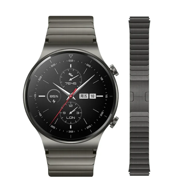 Фото Металлический ремешок 22 мм для Huawei Watch 5/4/GT6 GT5 46 мм Pro, Samsung Galaxy Watch 3/Gear S3, браслет для Amazfit T-REX3 Pro 48 мм, Correa №1