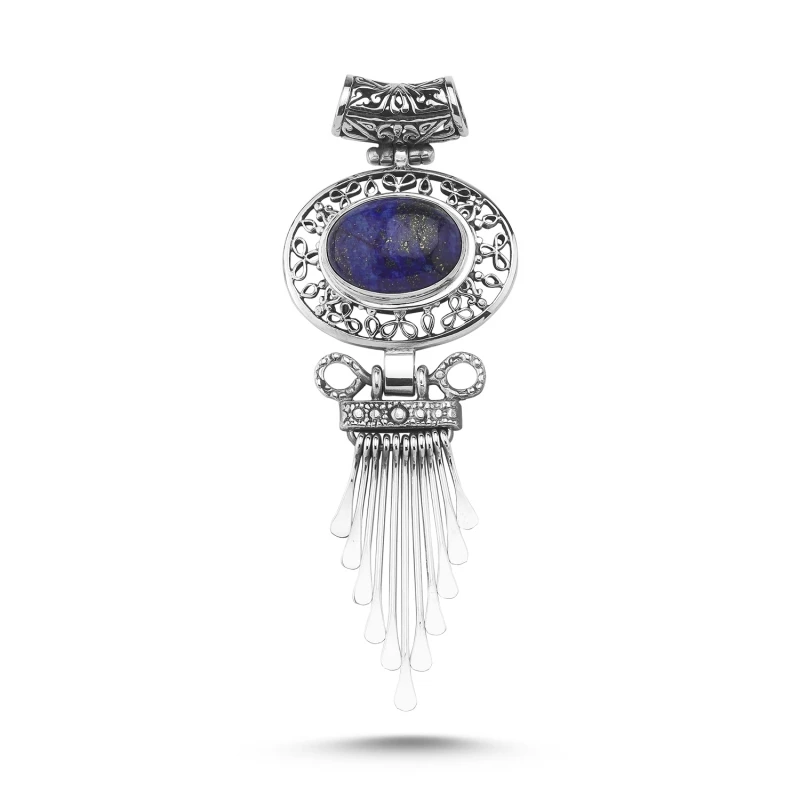 

Silver 925 Sterling Lapis Lazuli Stone Handwork Pendant