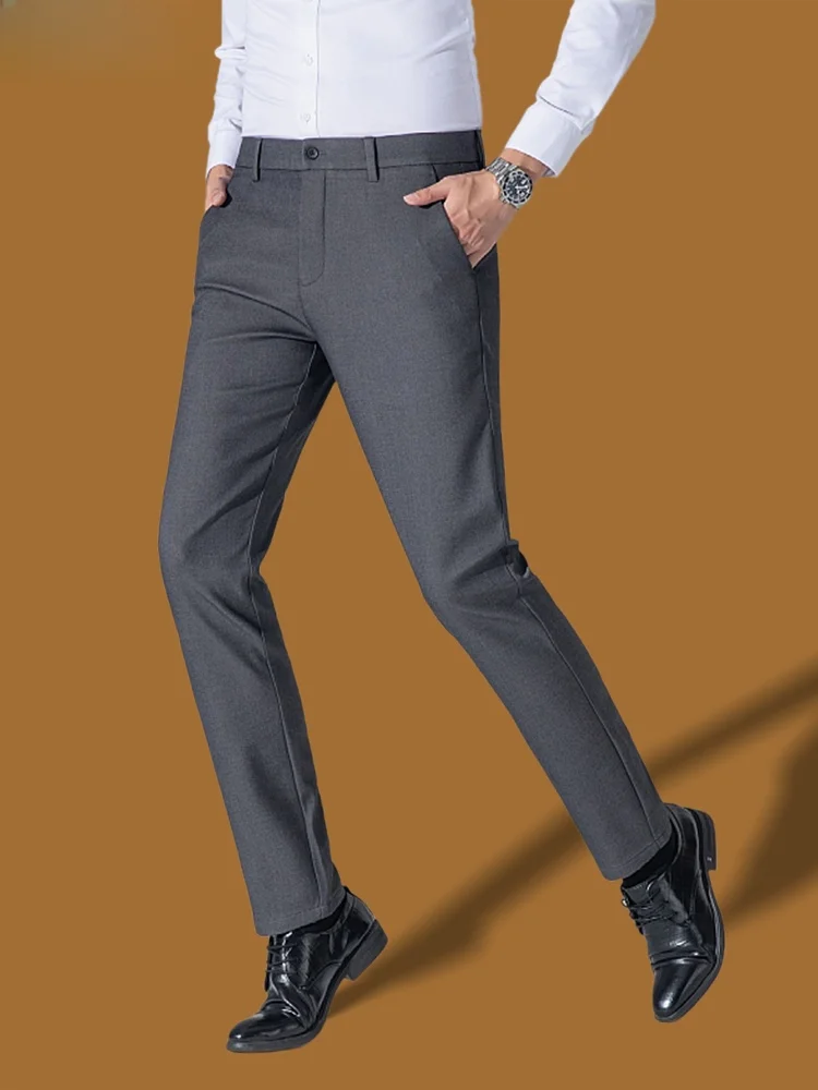 Осень и зима Новые мужские флисовые повседневные брюки Deslun Высококачественные