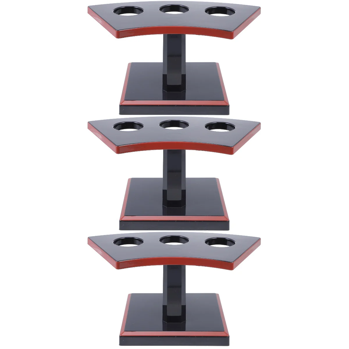 

3pcs Sushi Showing Cone Bracket Cone Rack Cone Stand for Home