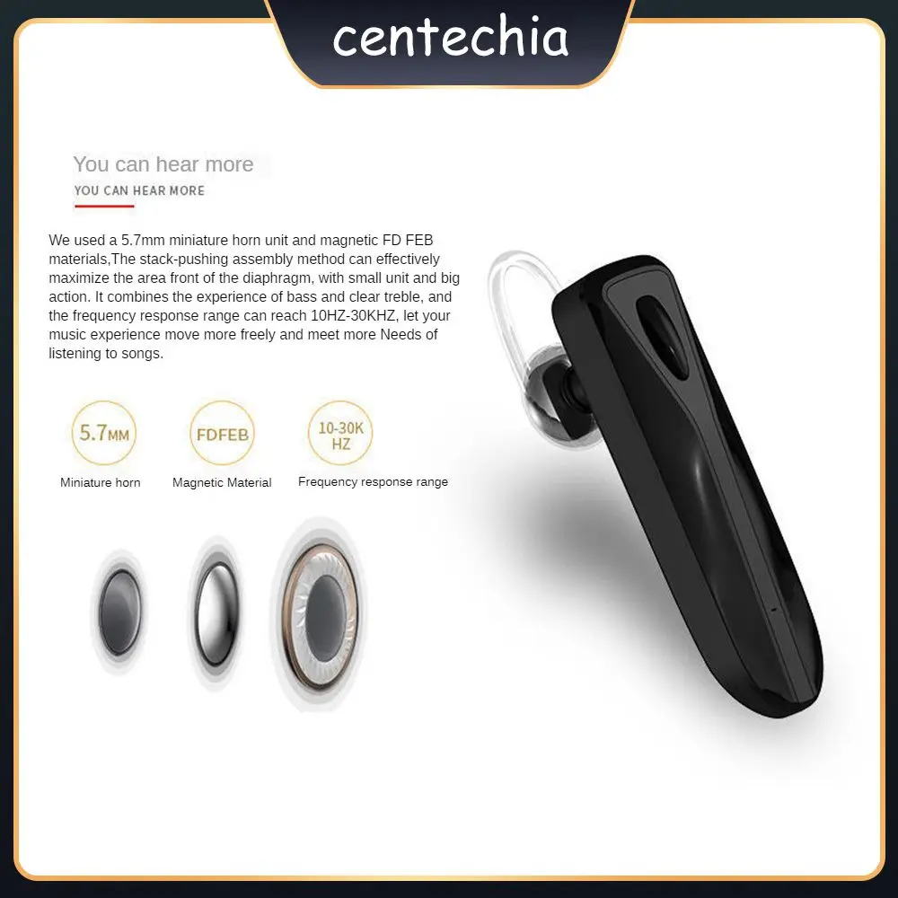 

Effective Distance 10 Meters Headset Hd Voice Wireless Headset Stable Transmission Zero Lag Earphone