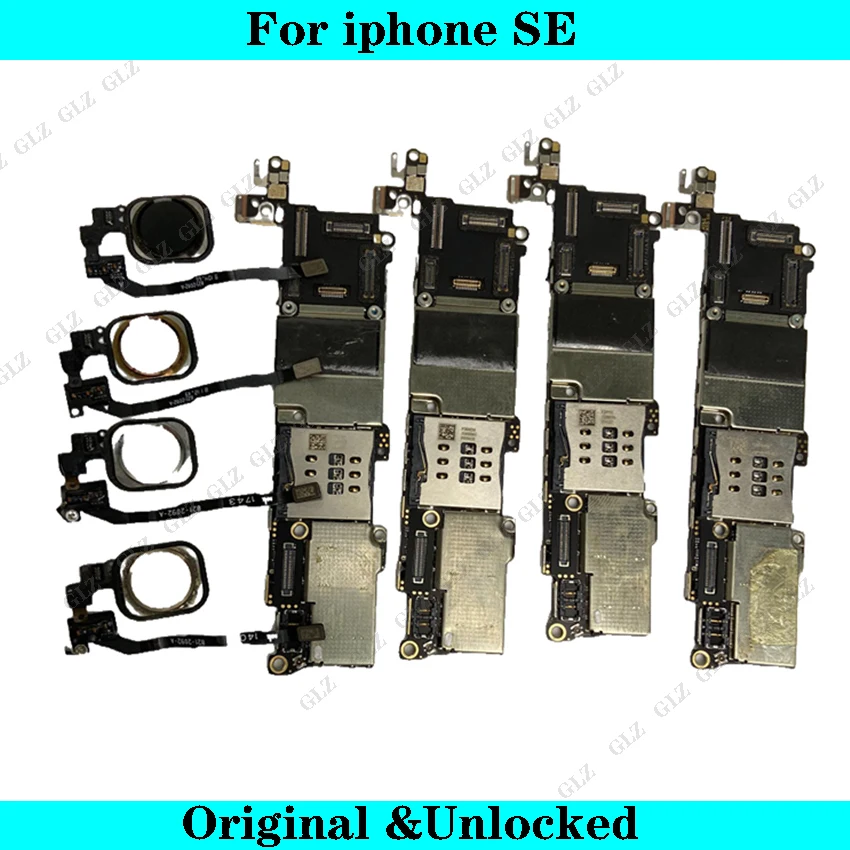 Материнская плата Iphone SE разблокированная с Touch ID бесплатный iCloud 2016 оригинальная