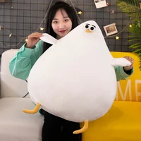 giant round soft seagull plush pillow cute penguin chick animal stuffed toys baby sleepping plushie gift for kids