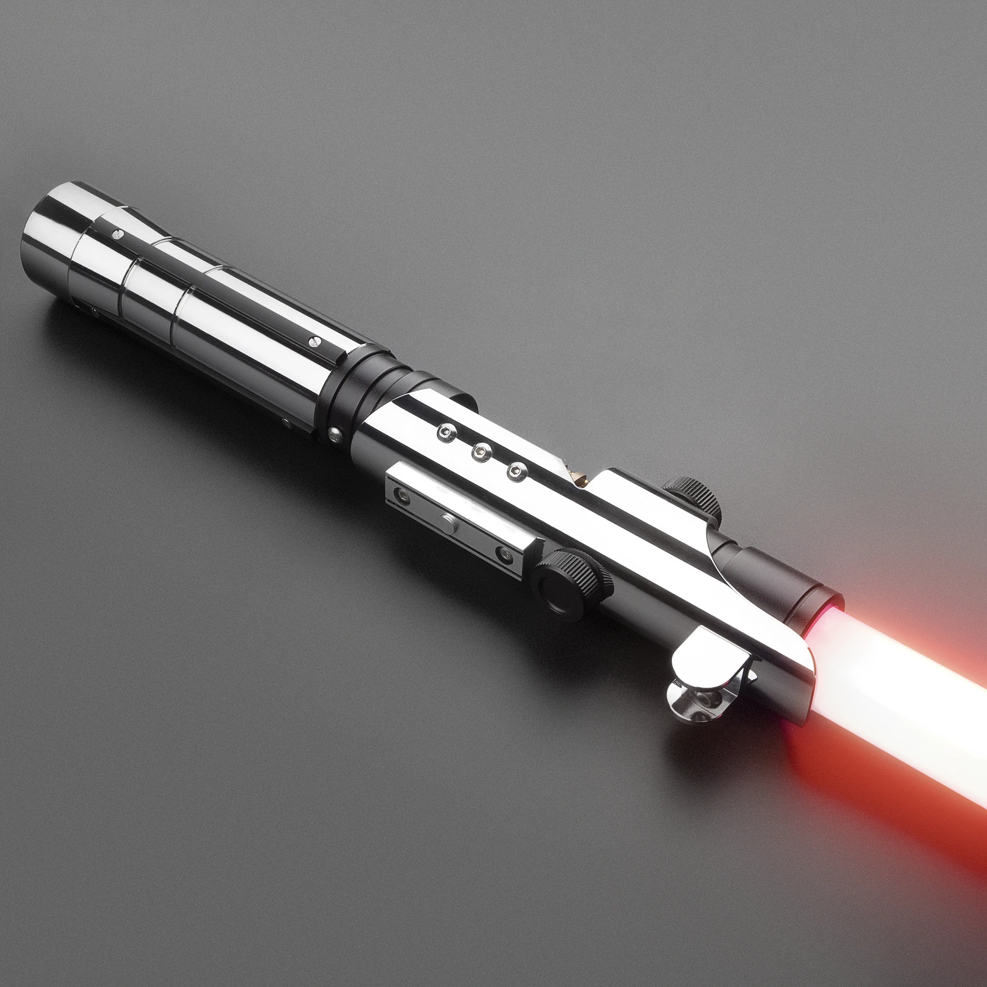 

Pixel Saber Force Heavy Dueling Lightsaber FX FOC Sensitive Smooth Swing Light Saber with 34 Sound Fonts Infinite Color Changing