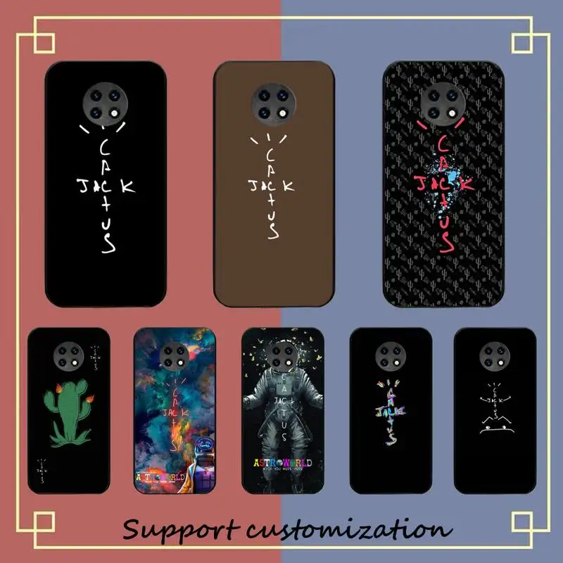 

Cactus Jack Hiphop Fashion Phone Case for Redmi 8 9 9A for Samsung J5 J6 Note9 for Huawei NOVA3E Mate20lite cover