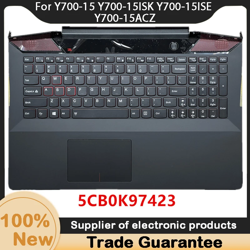 Новинка для Lenovo Y700-15 Y700-15ISK Y700-15ISE Y700-15ACZ, верхний корпус, Подсветка клавиатуры и сенсорная панель 5CB0K25511