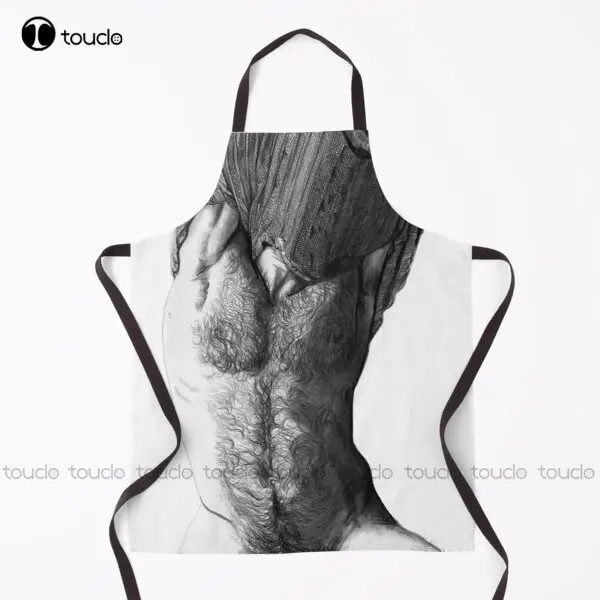 

Cable Knit Gay Gay Interest Musclebear Muscle Bear Apron Work Apron For Women Men Unisex Adult Household Cleaning Apron New