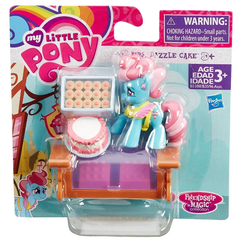 

Hasbro My Little Pony Collection Figurines B3596 Pinkie Pie Pizza Cake Girl Play House Gift Movie Action Figure Model Toys
