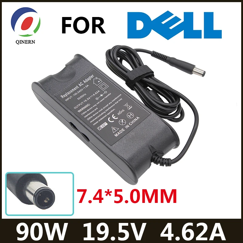 19,5 V 4.62A 90W 7,4*5,0mm AC зарядное устройство для ноутбука Dell E4300 E5410 E6320 E6400 E6430 3521for dell inspiron n5110 адаптер питания
