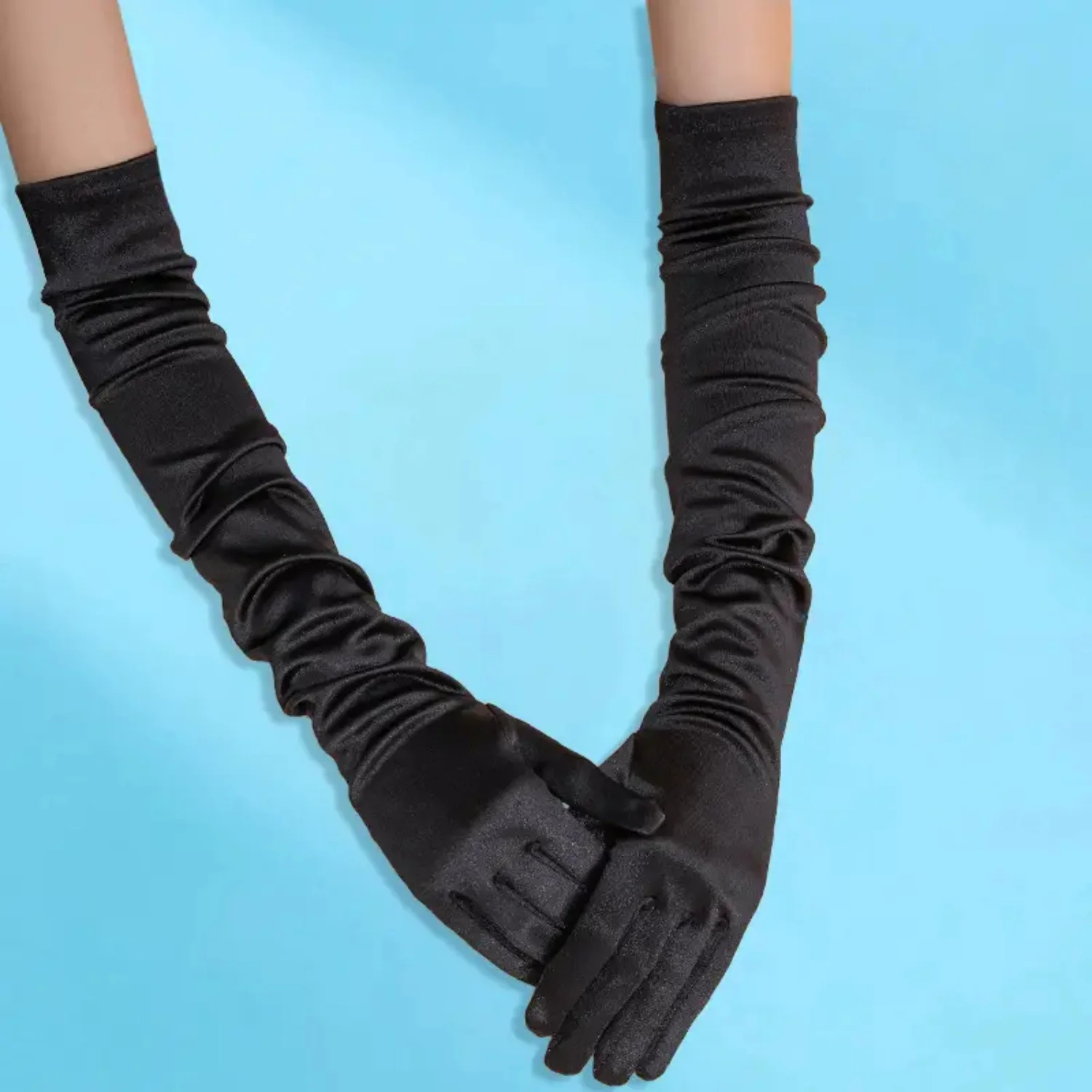 Сплошной цвет перчатки средней длины полиэстер аэрографo para maquillaje Hena краска для