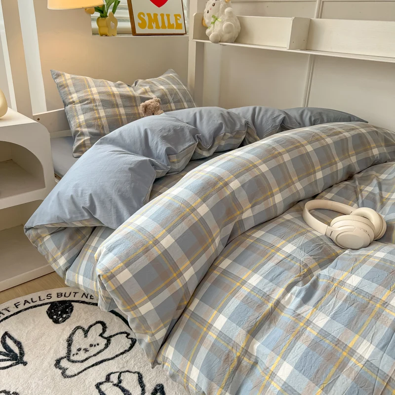 Хлопковое постельное белье Dreamreal, комплект 4 шт., скандинавский ...