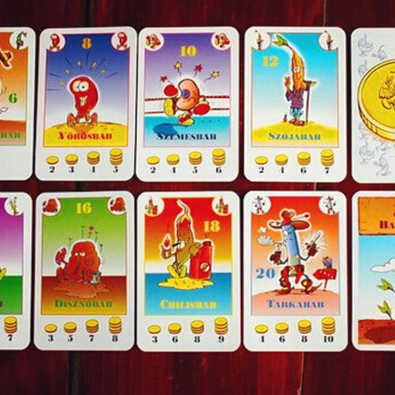 Настольная игра Bohnanza новейшая версия для 2-7 игральных карт детей семейвечерние