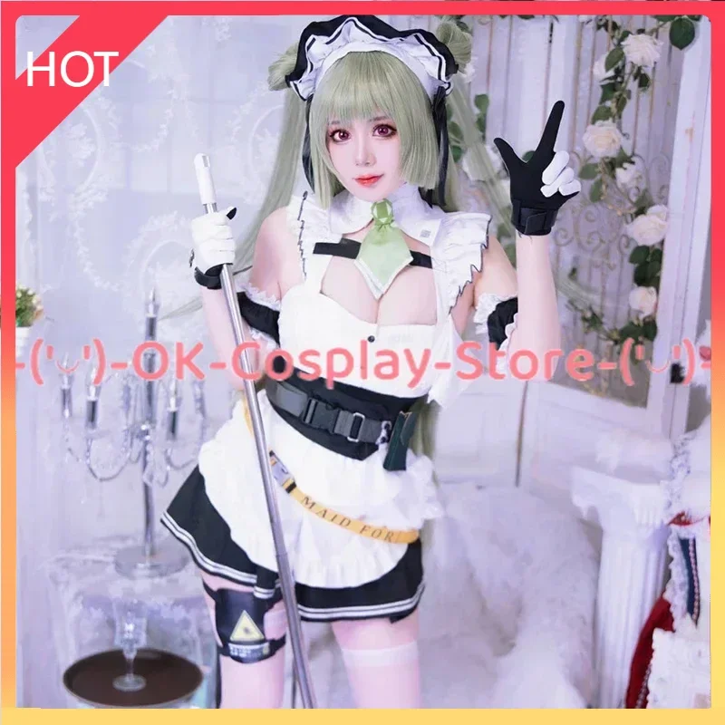 Saudaa Косплей Костюм NIKKE Богиня Победы Женское Сексуальное Платье Горничной