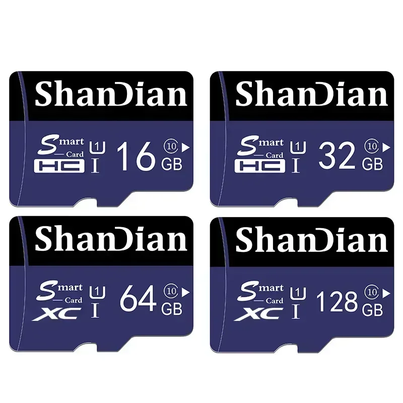 

SHANDIAN Micro SD Card 32GB 64GB Class10 Memory Card A1 128GB Microsd Flash Drive Card A2 8GB V30 U3 cartao de memoria