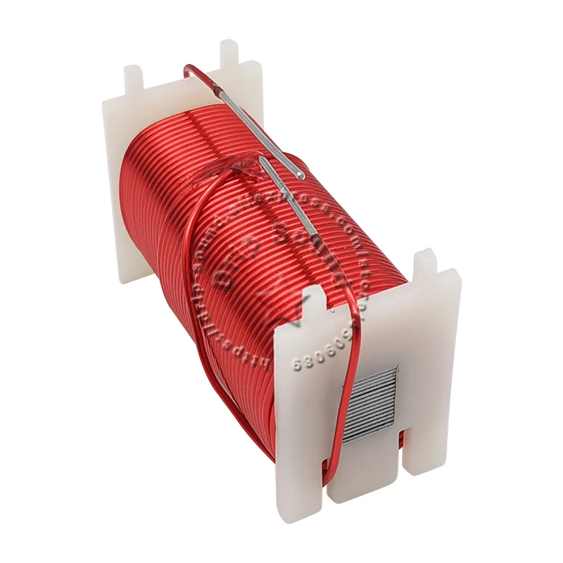 

1pcs 0.8mm 0.1mH-1.7mH Audio Amplifier Speaker Crossover Inductor With Iron Core 4N Oxygen-Free Copper Wire Coil #Red