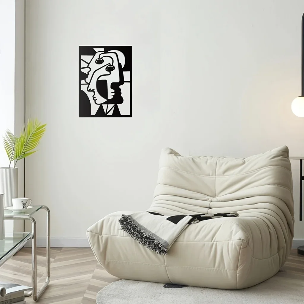 1 шт. Металлический Настенный декор Beastie Pie декоративная наклейка для спальни