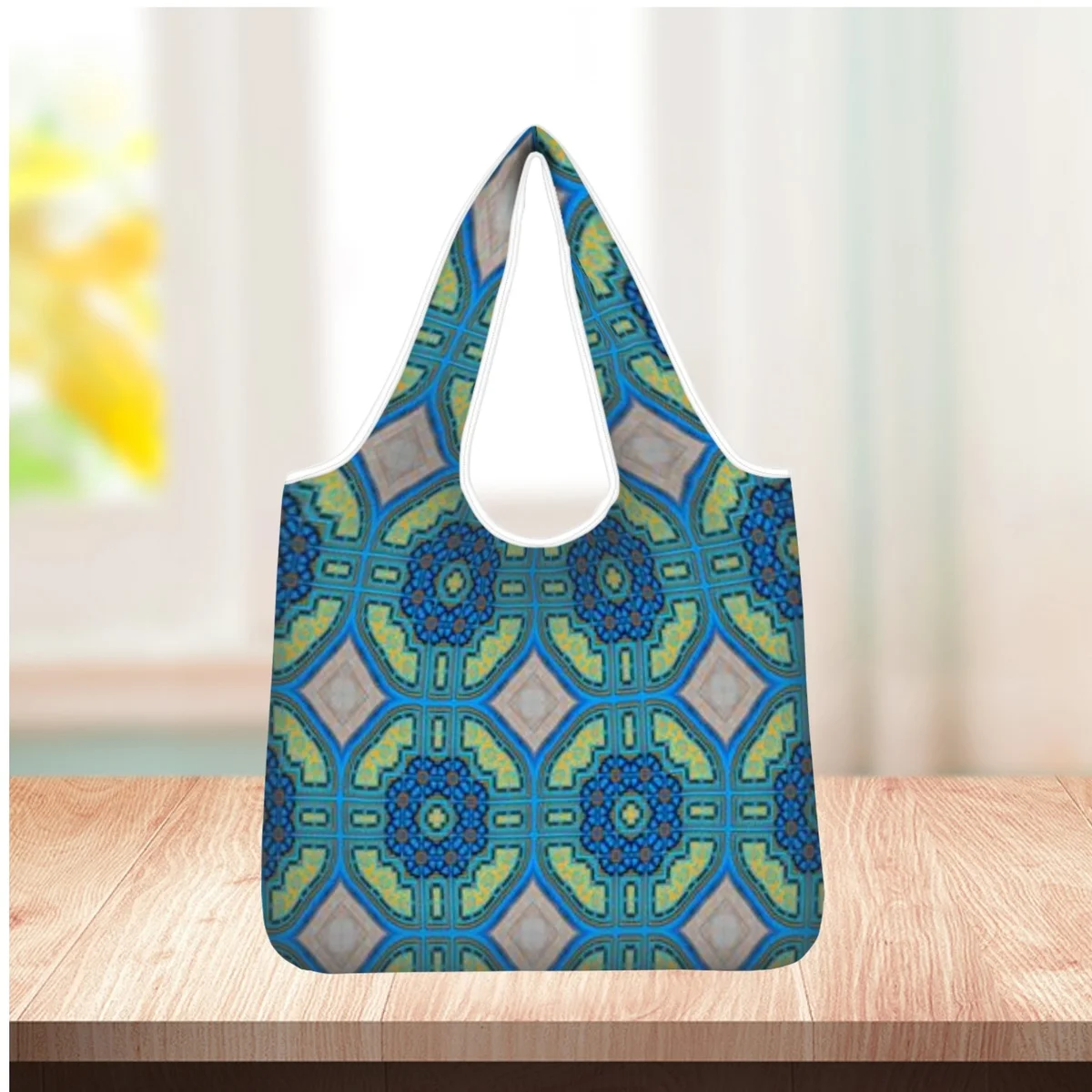 

TOADDMOS Creative Geometric Ladies Handbag Tribal Ethnic Print Fashion Messenger Bag Custom Foldable Casual Home Shopping Bag