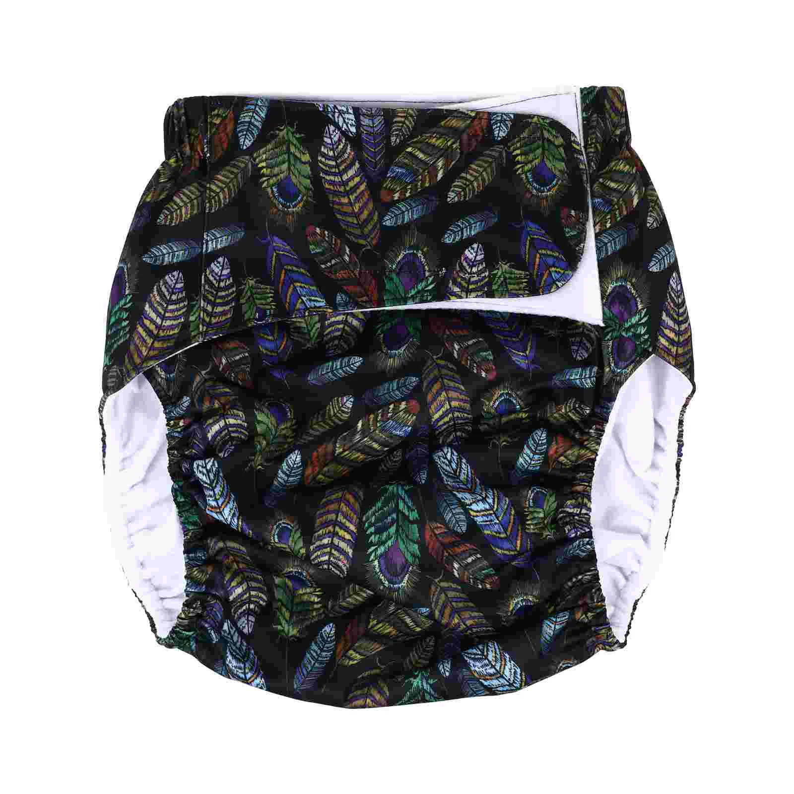 

Adult Reusable Diaper Diapers Pants Incontinence Underwear Nappy Washable Wraps Covers Elderly Adults Disabled Old People Briefs