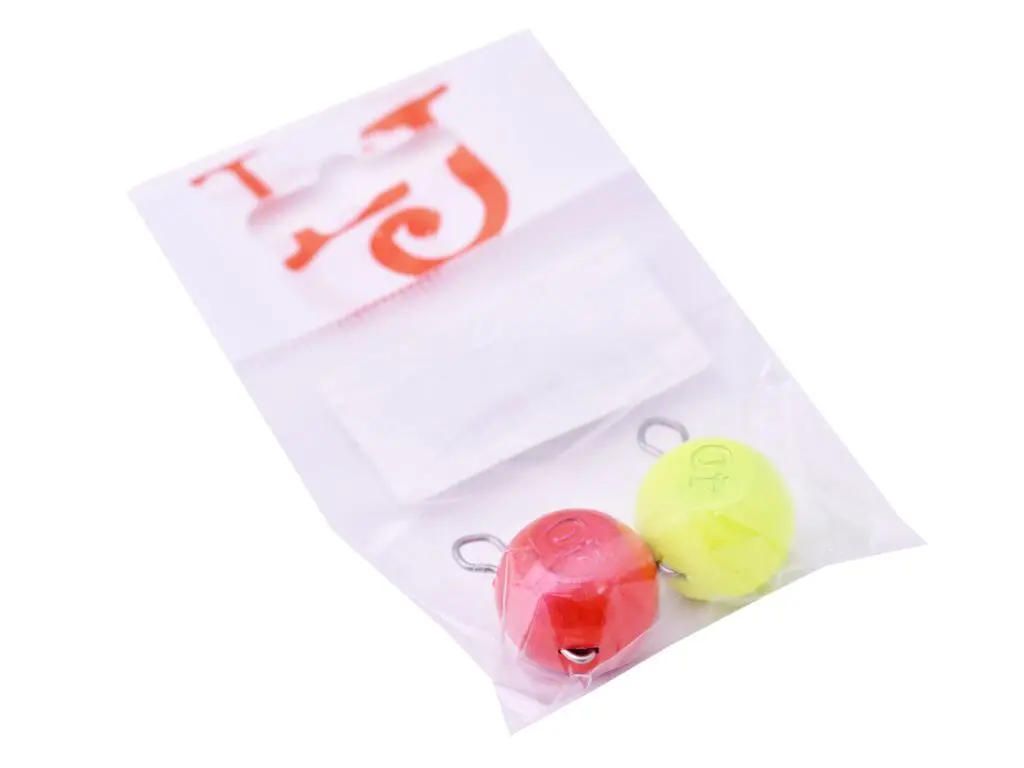 Груз головки разборные Lucky John BALL RGY MIX1 40.0г 2шт|Рыболовные снасти| |