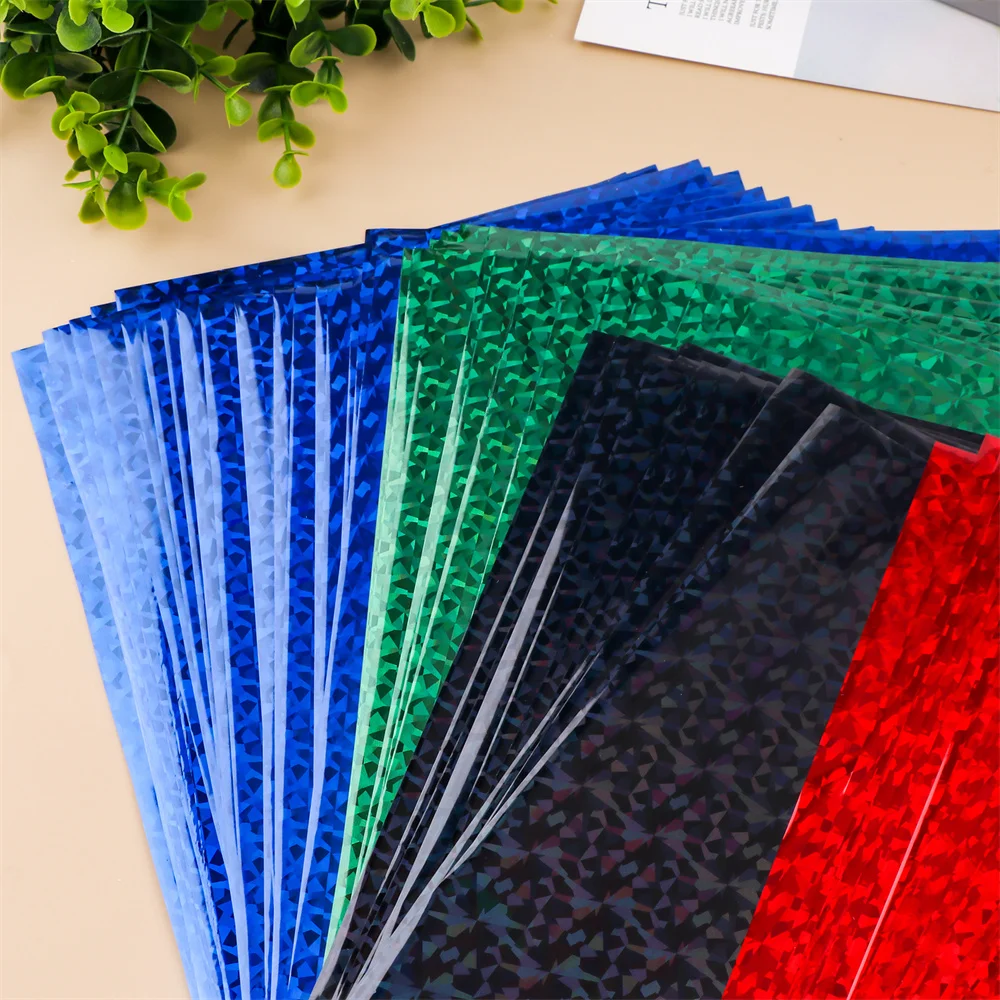 50 шт. красная черная зеленая синяя цветная фольгированная бумага с тонером для