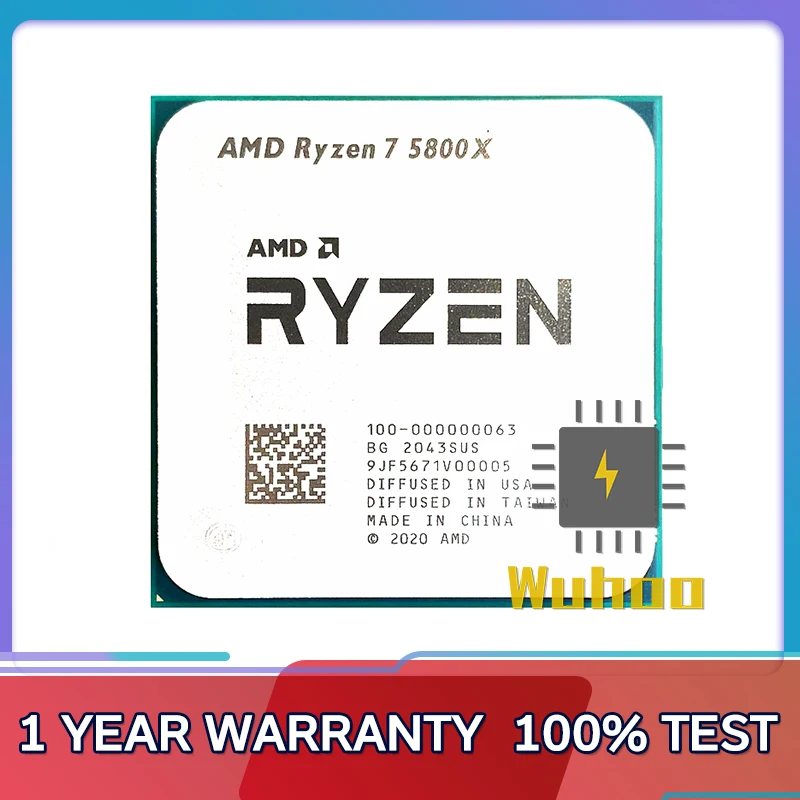 

Процессор AMD Ryzen 7 5800X R7 5800X 3,8 ГГц Восьмиядерный 16-поточный процессор 7 нм L3 = 32M Разъем AM4