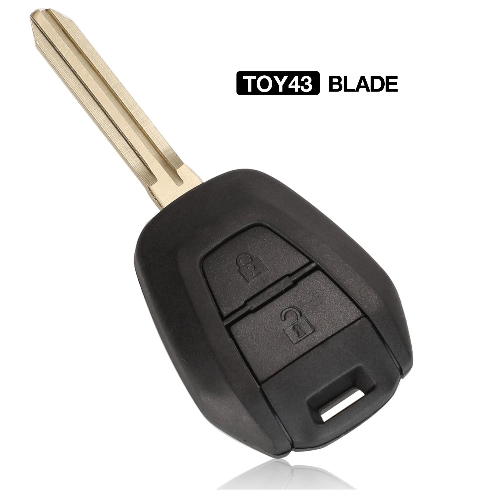 

Jingyuqin 2 кнопки для Isuzu D-Max FOB зажигание умный пульт дистанционного управления ключ от автомобиля чехол Caver с заменой лезвия TOY43
