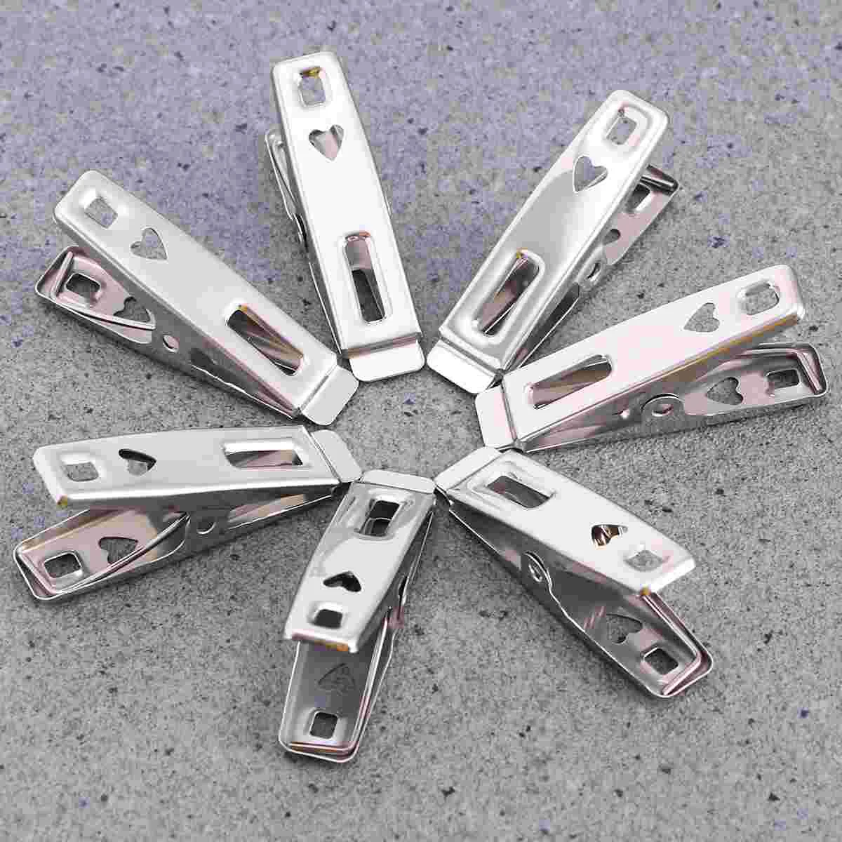 

40pcs Stainless Steel Clothes Heavy Duty Multifunctional Laundry Pants Clips Clothes Drying Hanger for Home Indoor Outdoor