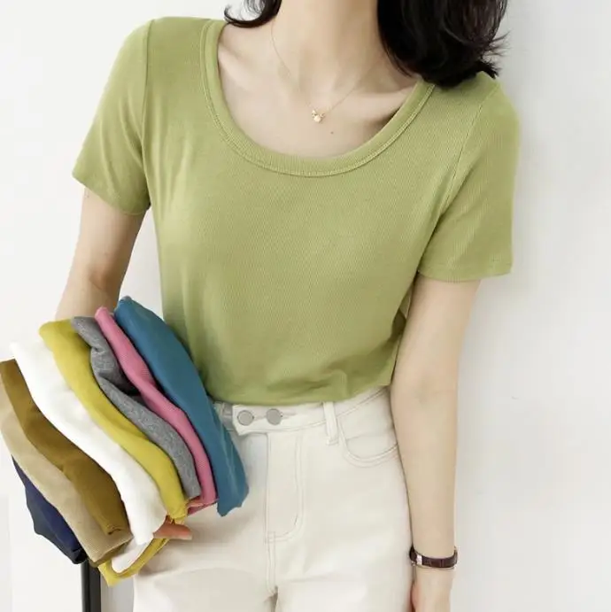 

T-shirt Women's Summer New Round Neck Half Sleeve