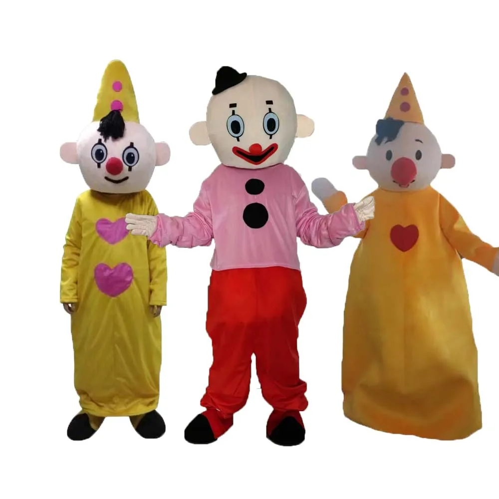 Желтая шляпа для мальчиков бамбы клоуна костюмы талисмана размер взрослых