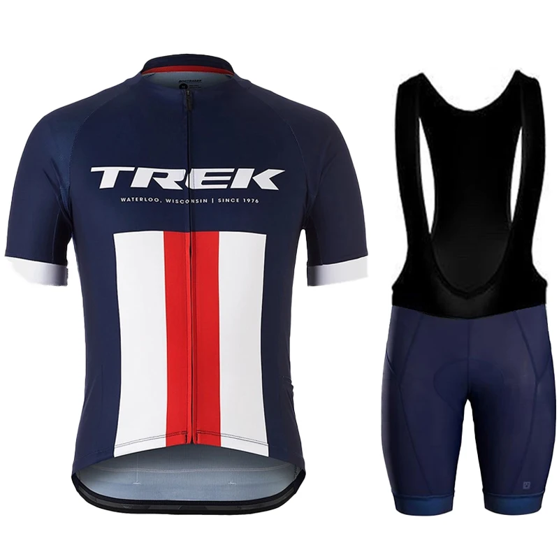 

New 2023 TREK Cycling Jersey Set Summer Cycling Clothing MTB Bike Clothes Uniform Maillot Ropa Ciclismo Man Cycling Bicycle Suit