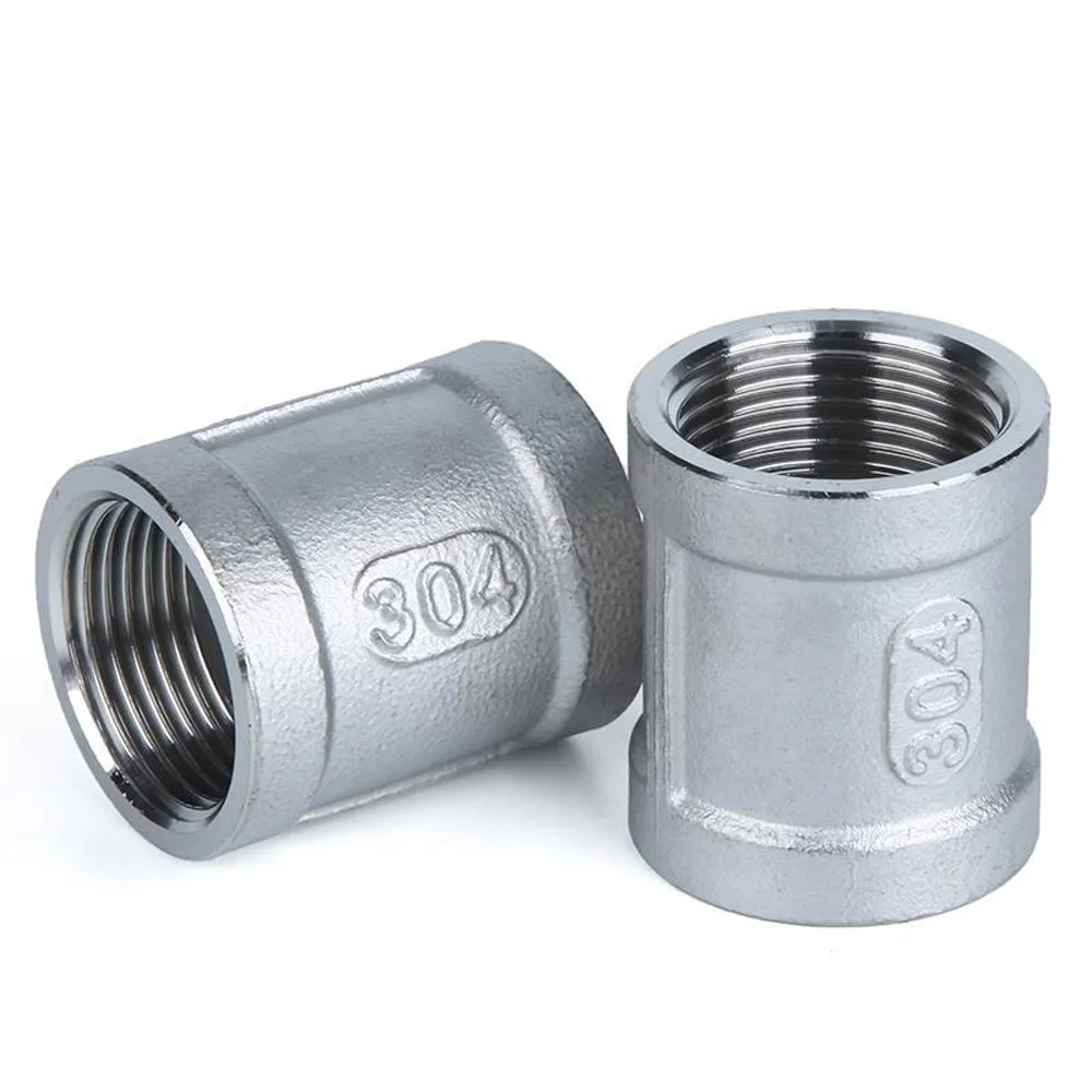 1/8 "1/4" 3/8 "1/2" 3/4 "1" 1-1/4 "1-1/2" 2 "3" 4 "BSP NPT Weibliche Koppler 201 304 316 Edelstahl Rohr Fitting Anschluss – Detail 3