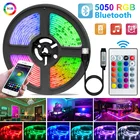 Светодиодная ленсветильник 1-30 м, USB, Bluetooth 50502835, RGB светильник SMD, 5 в постоянного тока