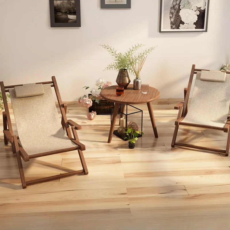 

Lounge Outdoor Beach Chairs Living Room Recliner Folding Terrace Travel Arm Kamp Sandalyesi Patio Furniture QF50OC