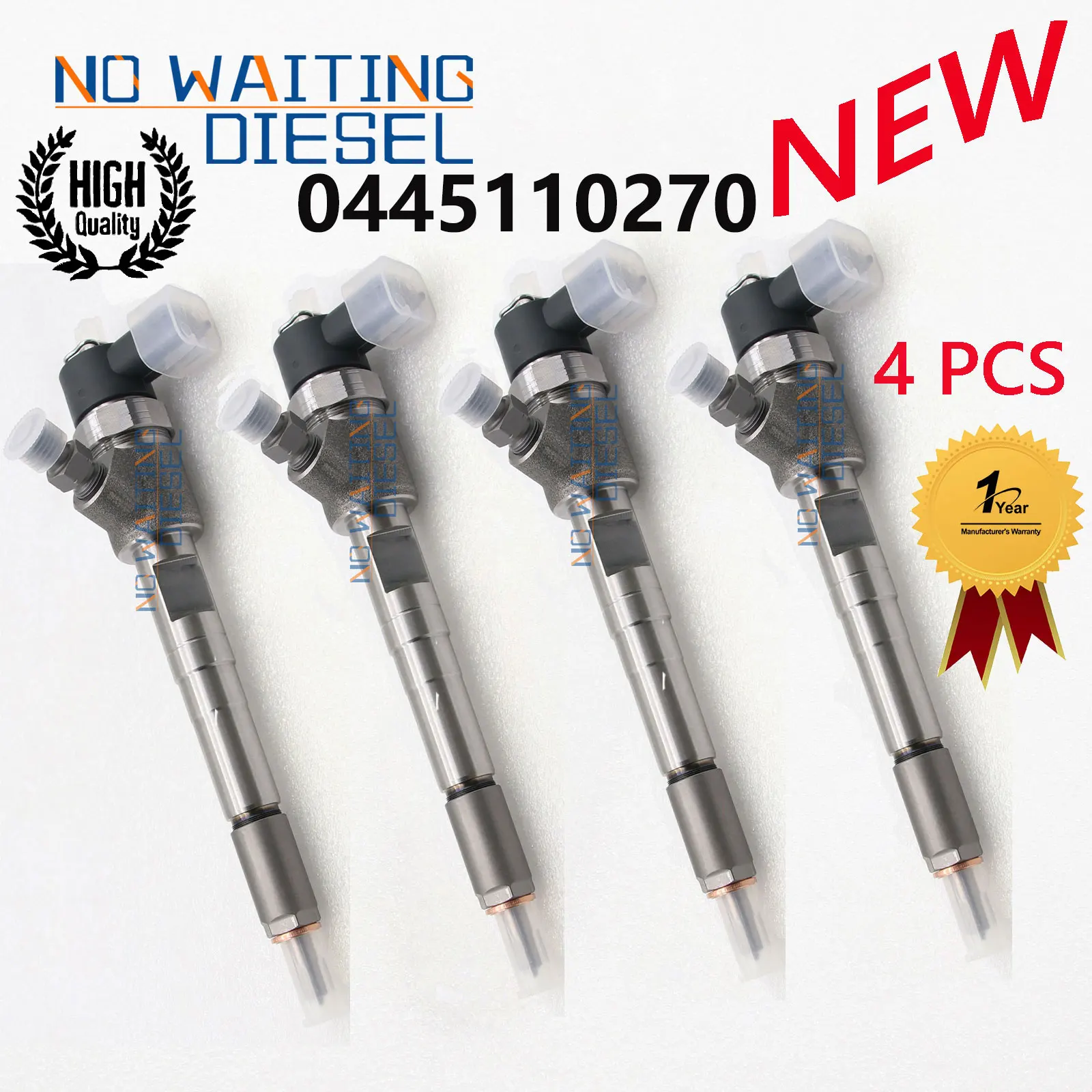 

4 шт. 0445110269 детали топливного инжектора 0445110270, инжектор дизельного топлива OEM номер 0986435153 для инжектора Bosch