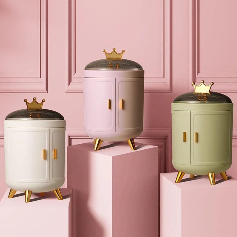 

LBER 360 Rotating Jewelry Organizer Earring Ring Display Holder Cosmetic Storage Box Necklace Desktop Organizers