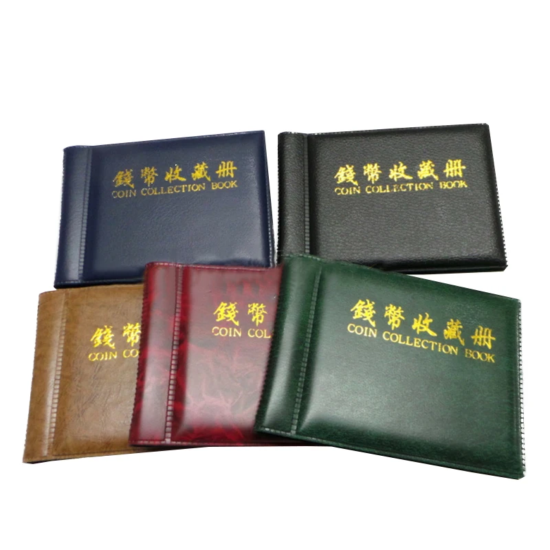 

60 Pockets Coin Storage Album Coins Holder Collection Books Money Book Pocket Size Coin Collection Book Classic Storage Album