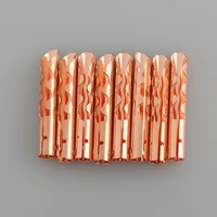16pcs pure copper 4mm bfa banana plug z type connector terminal speaker cord diy